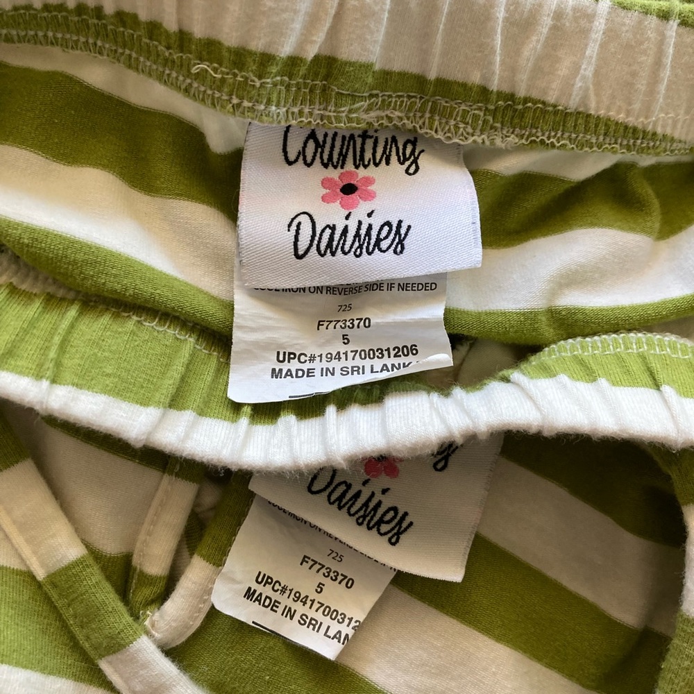 Counting Daisies Striped Floral Print Ruffle 2 Piece Set - Picture 13 of 15